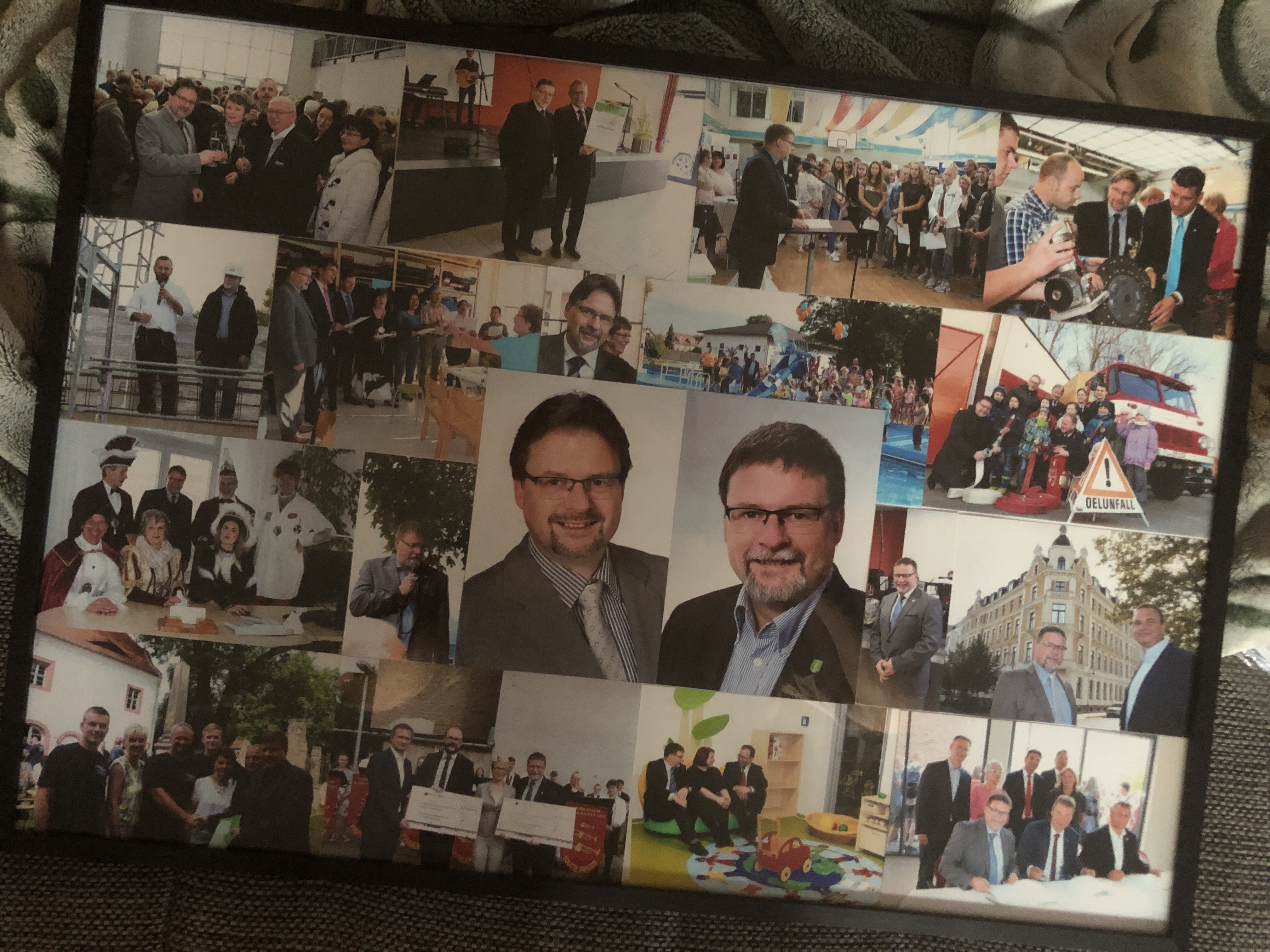 Sieben Jahre in einer Collage